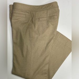 Banana Republic Tan lined wool blend dress pants. Sz. 6
